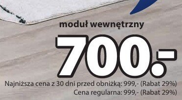 Sofa modułowa, moduł wewnętrzny SKEJBY promocja w Jysk