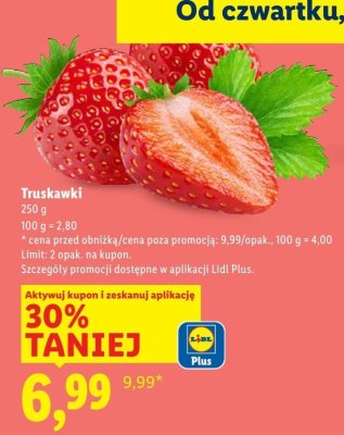 Truskawki promocja w Lidl