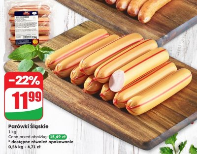 Parówki Śląskie AGRO Rydzyna promocja w Dino