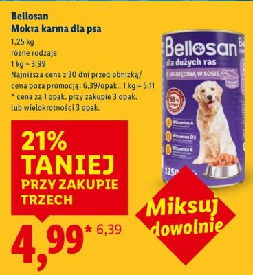 Mokra karma dla psa promocja w Lidl