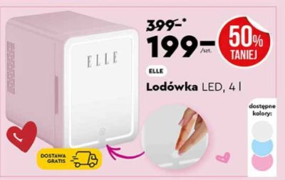 Lodówka LED ELLE 4 l promocja w Biedronka