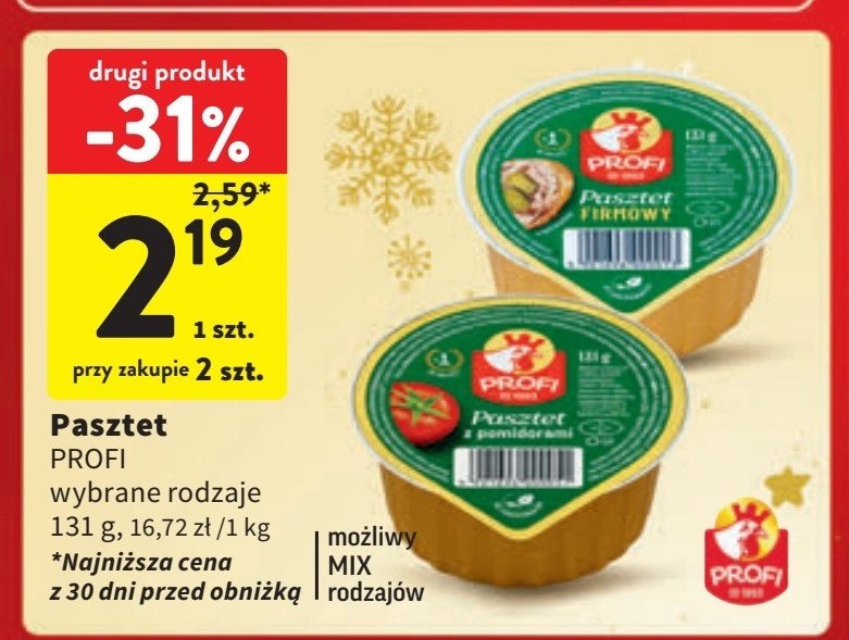 Pasztet z drobiem i pomidorami Profi wielkopolski promocja w Intermarche