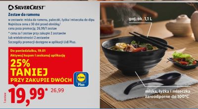 Zestaw do ramenu SilverCrest, poj. ok. 1,1 L promocja w Lidl