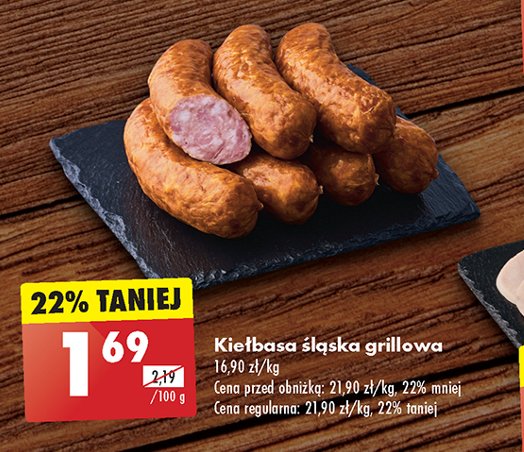 Kiełbasa śląska grillowa promocja