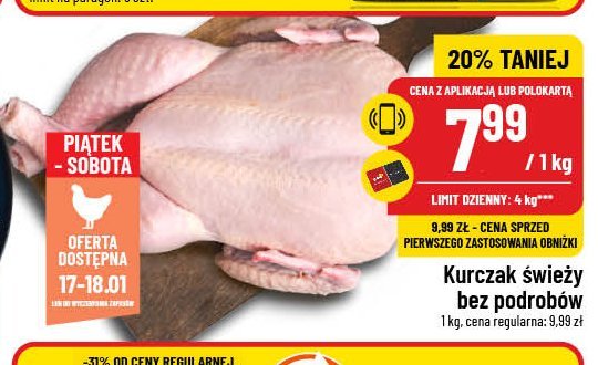 Kurczak tuszka promocja w POLOmarket