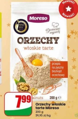 Orzechy włoskie tarte Moreso promocja w Dino