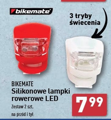 Lampki rowerowe silikonowe led BIKEMATE promocja