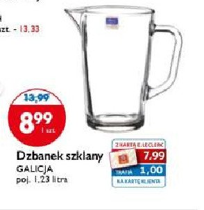 Dzbanek szklany 1.23 l Galicja promocja