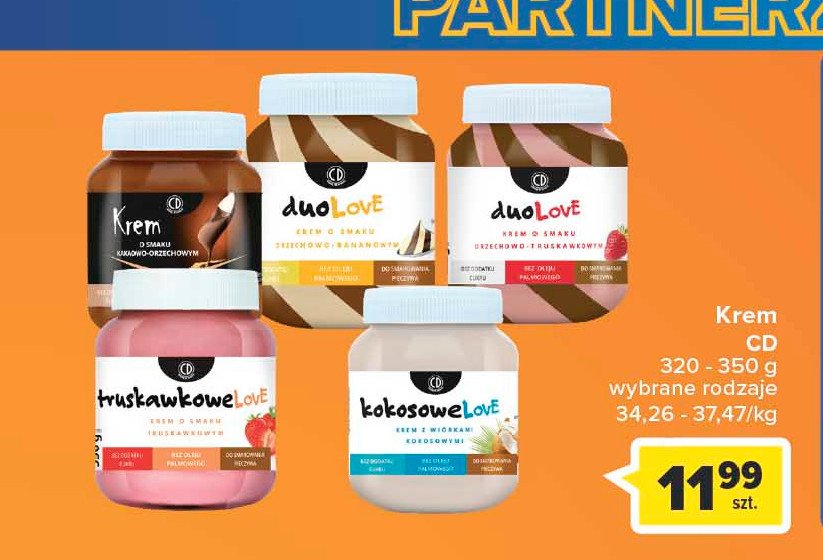 Krem duolove orzechowo-bananowy Cd miody i kremy promocja