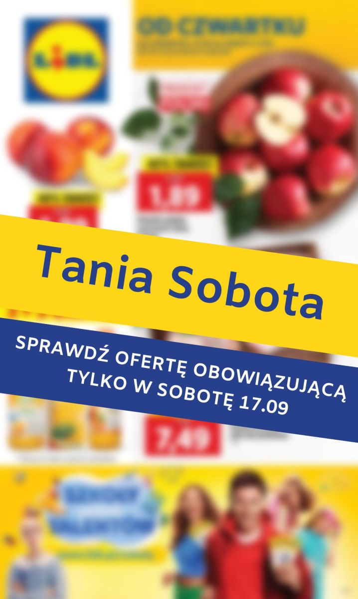 Gazetka Lidl - Tania sobota w Lidlu!