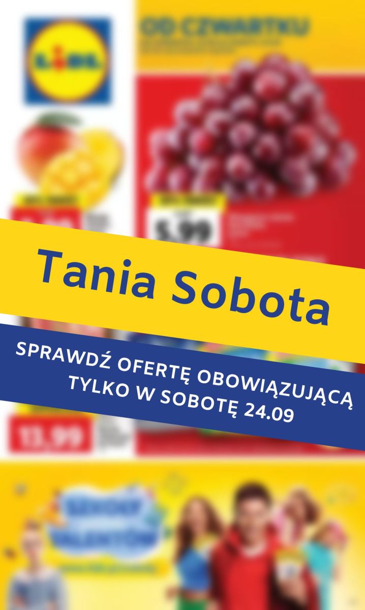 Gazetka Lidl - Tania sobota w Lidlu!