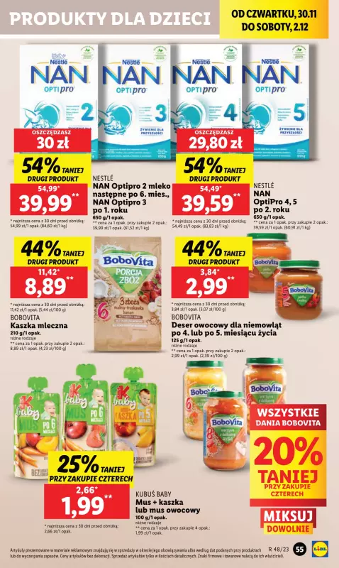 Lidl - gazetka promocyjna Od czwartku od czwartku 30.11 do soboty 02.12 - strona 61
