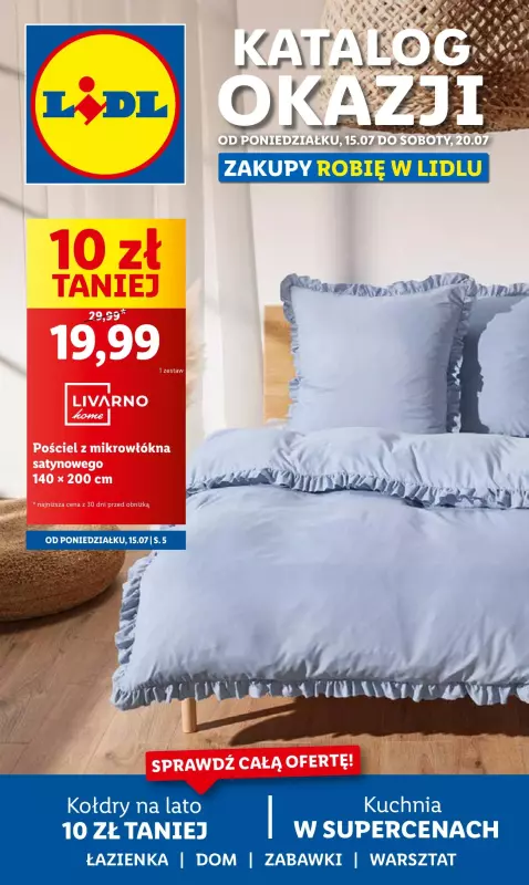 Lidl - gazetka promocyjna Katalog od poniedziałku 15.07 do soboty 20.07