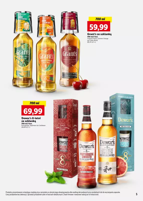 Lidl - gazetka promocyjna Katalog alkoholi mocnych  do niedzieli 25.08 - strona 5