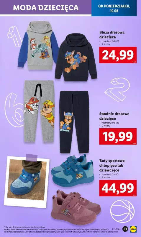 Lidl - gazetka promocyjna Katalog od poniedziałku 22.07 do soboty 31.08 - strona 63