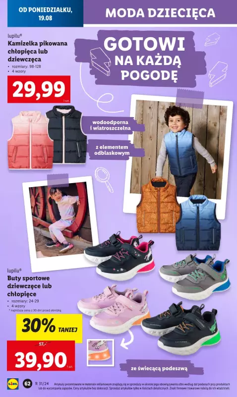 Lidl - gazetka promocyjna Katalog od poniedziałku 22.07 do soboty 31.08 - strona 64