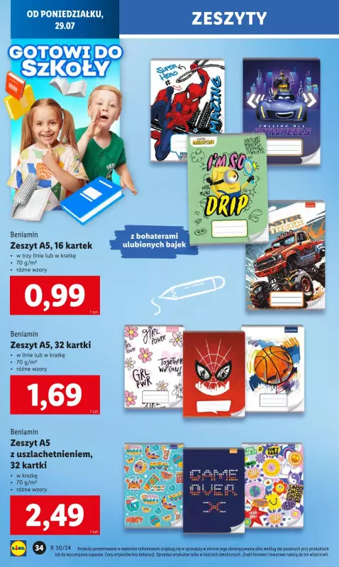 Lidl - gazetka promocyjna Katalog od poniedziałku 22.07 do soboty 31.08 - strona 36