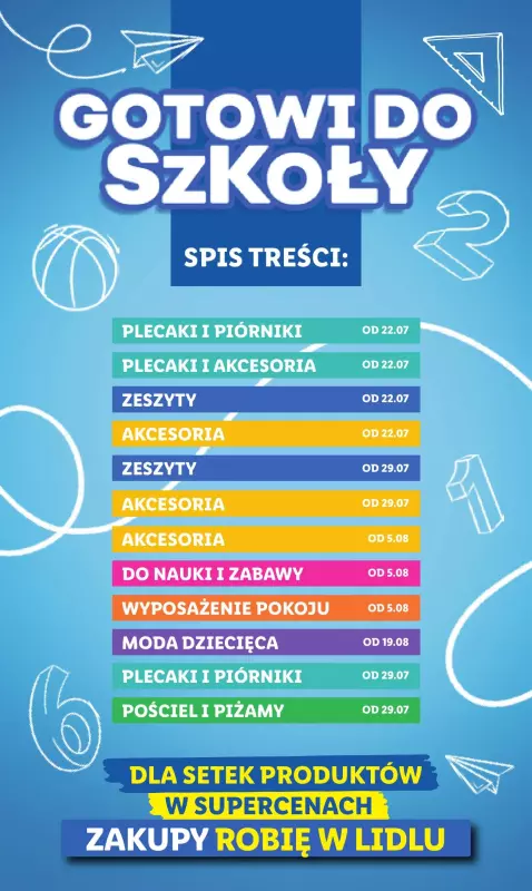 Lidl - gazetka promocyjna Katalog od poniedziałku 22.07 do soboty 31.08 - strona 3