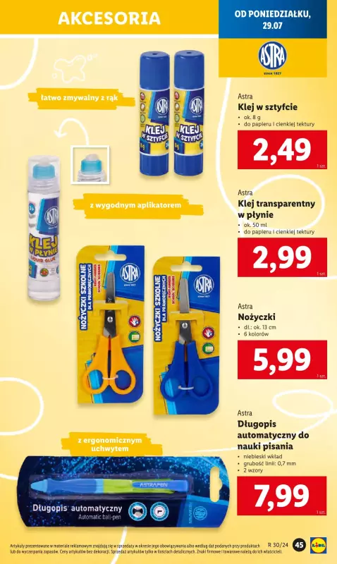 Lidl - gazetka promocyjna Katalog od poniedziałku 22.07 do soboty 31.08 - strona 47