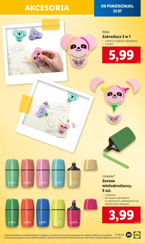 Lidl - gazetka promocyjna Katalog od poniedziałku 22.07 do soboty 31.08 - strona 31