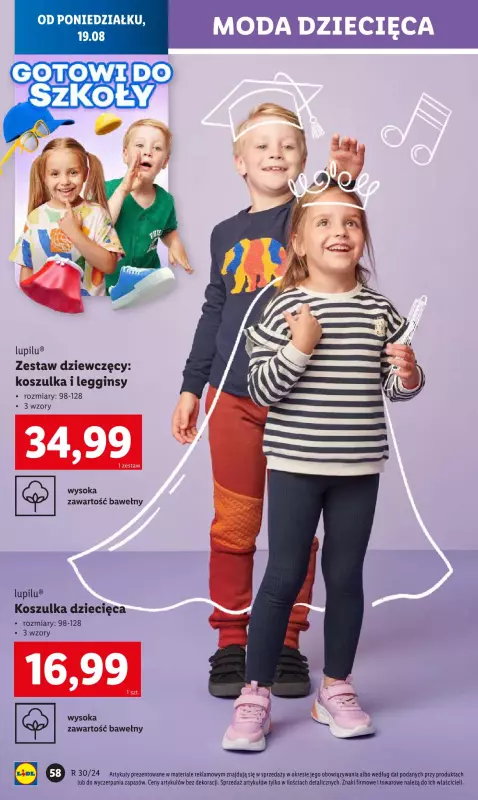 Lidl - gazetka promocyjna Katalog od poniedziałku 22.07 do soboty 31.08 - strona 60