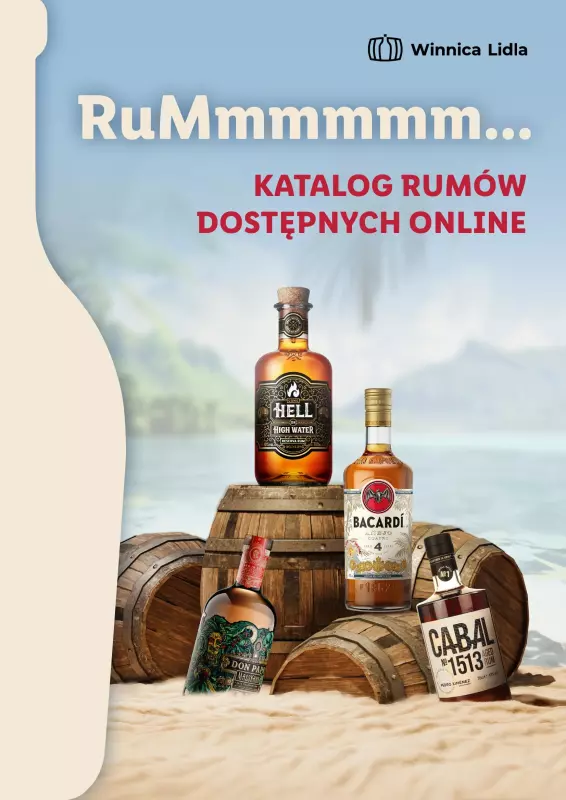 Lidl - gazetka promocyjna Katalog rumów dostępnych online  do poniedziałku 19.08