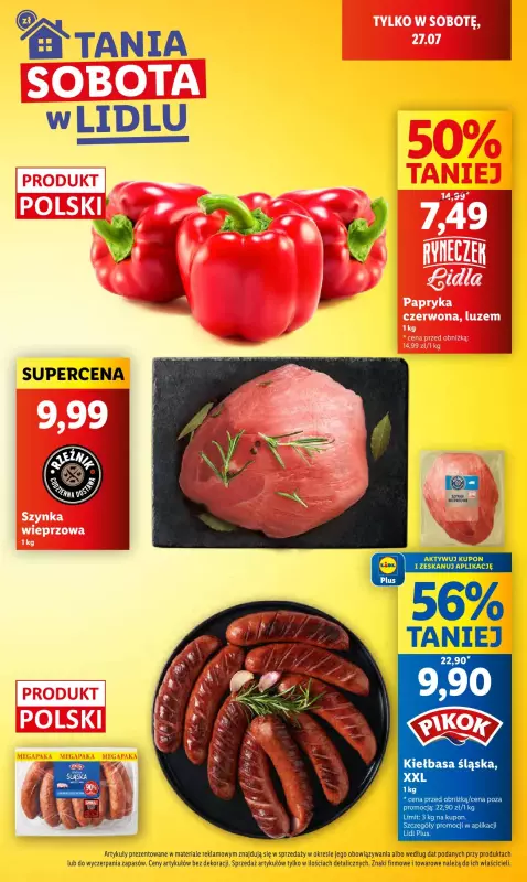 Lidl - gazetka promocyjna Tania sobota w Lidlu! od soboty 27.07 do soboty 27.07 - strona 3