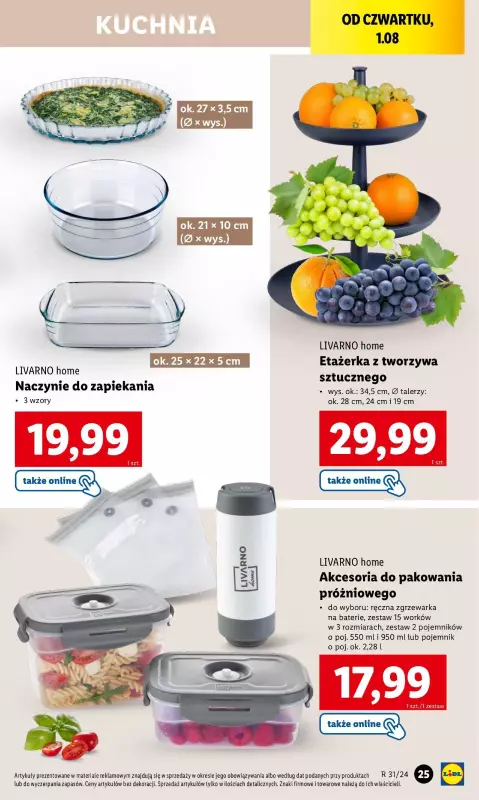 Lidl - gazetka promocyjna Katalog od poniedziałku 29.07 do soboty 03.08 - strona 27