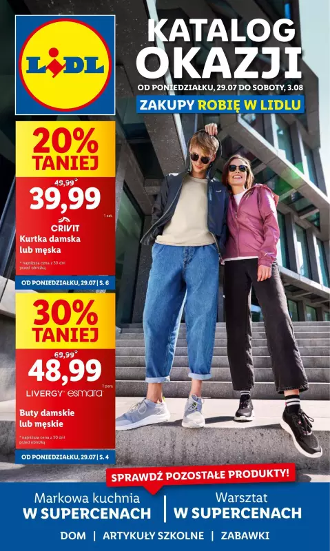 Lidl - gazetka promocyjna Katalog od poniedziałku 29.07 do soboty 03.08