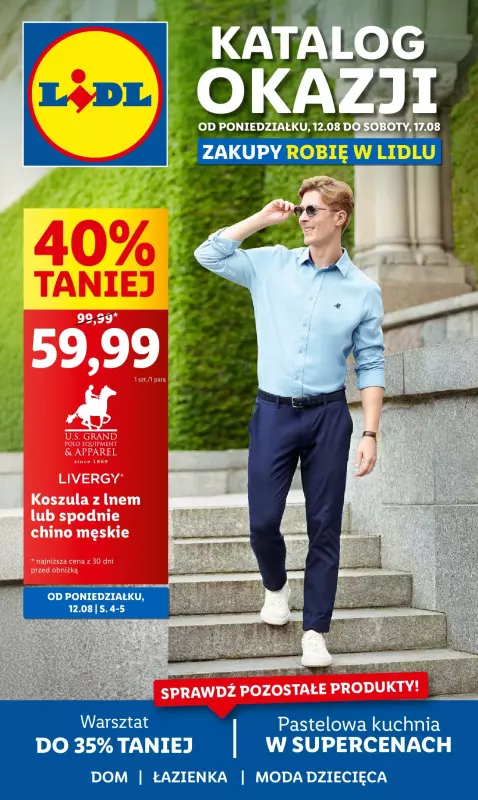 Lidl - gazetka promocyjna Katalog od poniedziałku 12.08 do soboty 17.08