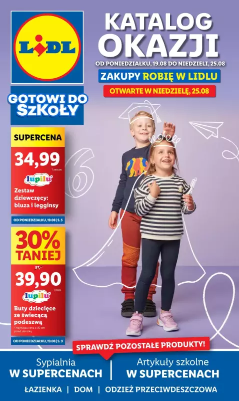 Lidl - gazetka promocyjna Katalog od poniedziałku 19.08 do niedzieli 25.08