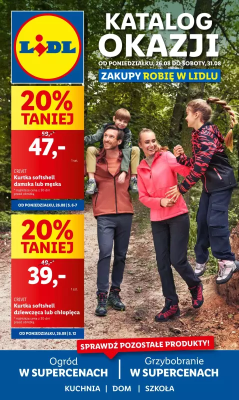 Lidl - gazetka promocyjna Katalog od poniedziałku 26.08 do soboty 31.08