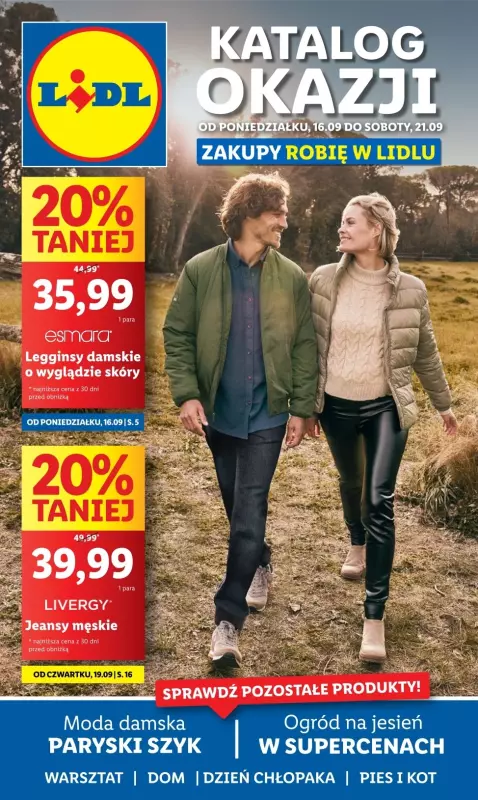 Lidl - gazetka promocyjna Katalog od poniedziałku 16.09 do soboty 21.09