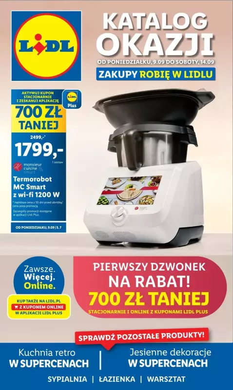 Lidl - gazetka promocyjna Katalog od poniedziałku 09.09 do soboty 14.09