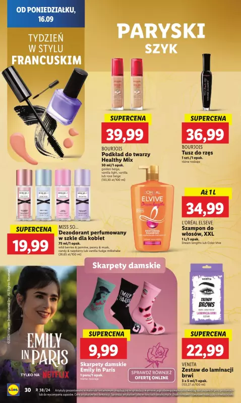 Lidl - gazetka promocyjna Oferta od poniedziałku od poniedziałku 16.09 do środy 18.09 - strona 34