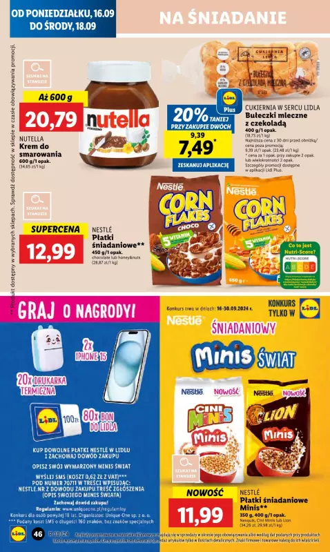 Lidl - gazetka promocyjna Oferta od poniedziałku od poniedziałku 16.09 do środy 18.09 - strona 52