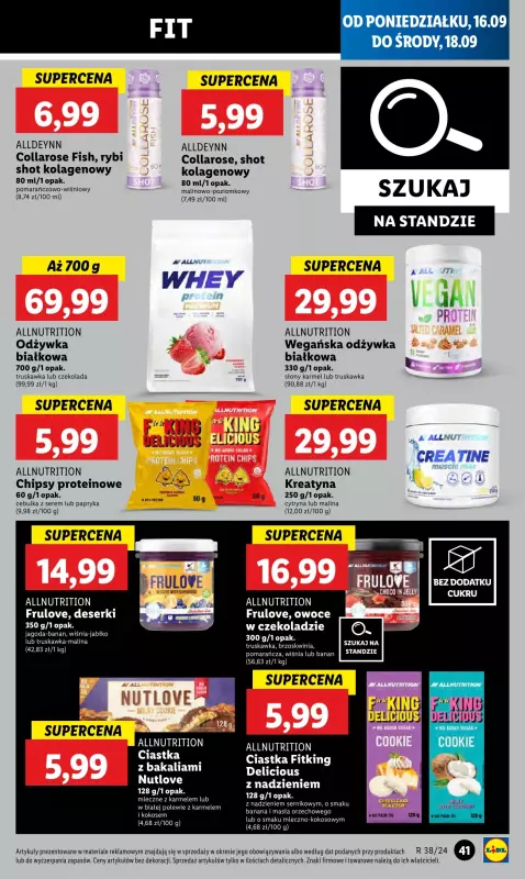 Lidl - gazetka promocyjna Oferta od poniedziałku od poniedziałku 16.09 do środy 18.09 - strona 45