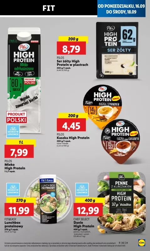 Lidl - gazetka promocyjna Oferta od poniedziałku od poniedziałku 16.09 do środy 18.09 - strona 47