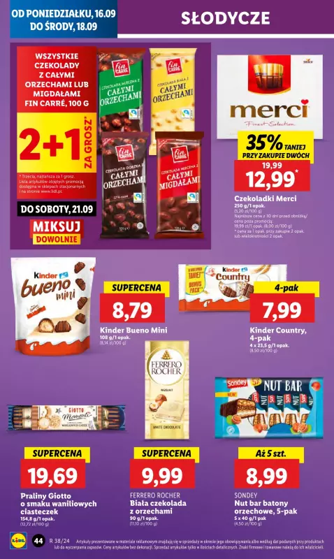 Lidl - gazetka promocyjna Oferta od poniedziałku od poniedziałku 16.09 do środy 18.09 - strona 50