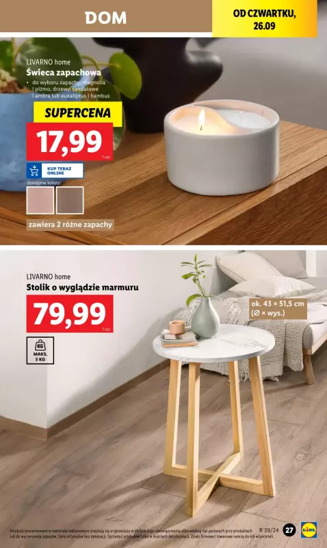 Lidl - gazetka promocyjna Katalog od poniedziałku 23.09 do soboty 28.09 - strona 31