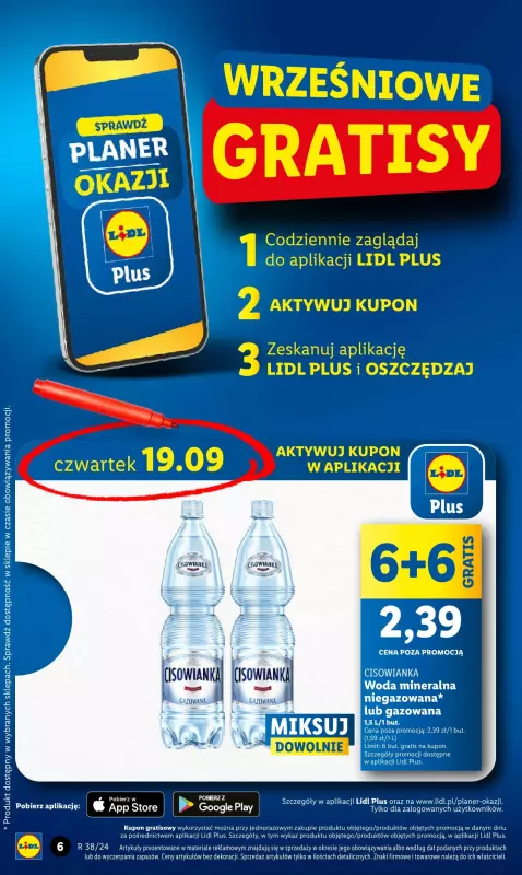 Lidl - gazetka promocyjna Oferta od czwartku od czwartku 19.09 do soboty 21.09 - strona 6