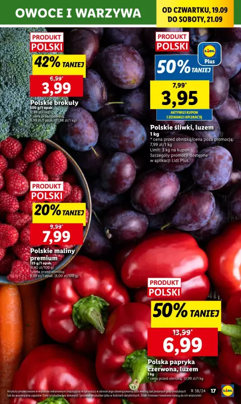 Lidl - gazetka promocyjna Oferta od czwartku od czwartku 19.09 do soboty 21.09 - strona 19