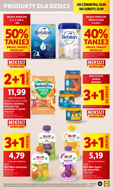 Lidl - gazetka promocyjna Oferta od czwartku od czwartku 19.09 do soboty 21.09 - strona 49