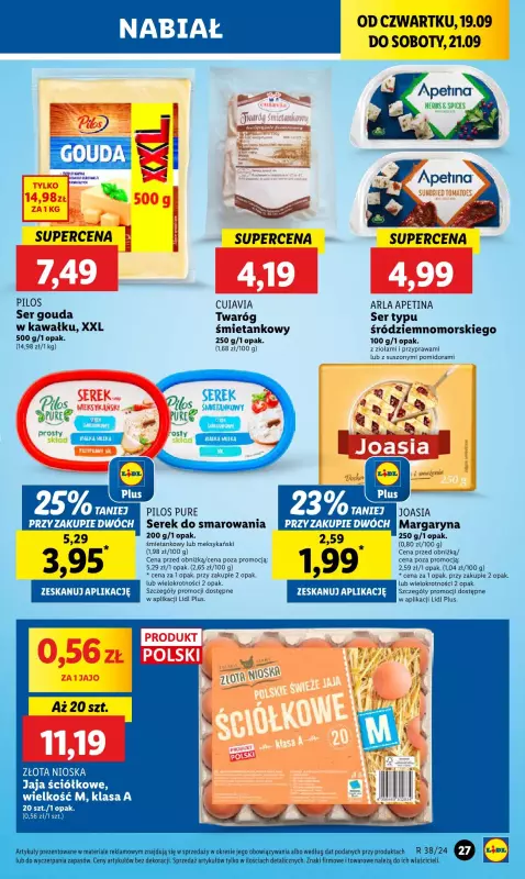 Lidl - gazetka promocyjna Oferta od czwartku od czwartku 19.09 do soboty 21.09 - strona 29