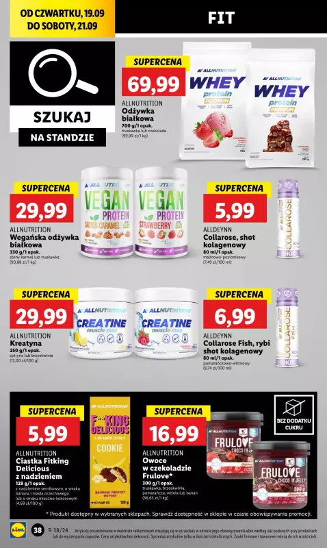 Lidl - gazetka promocyjna Oferta od czwartku od czwartku 19.09 do soboty 21.09 - strona 40