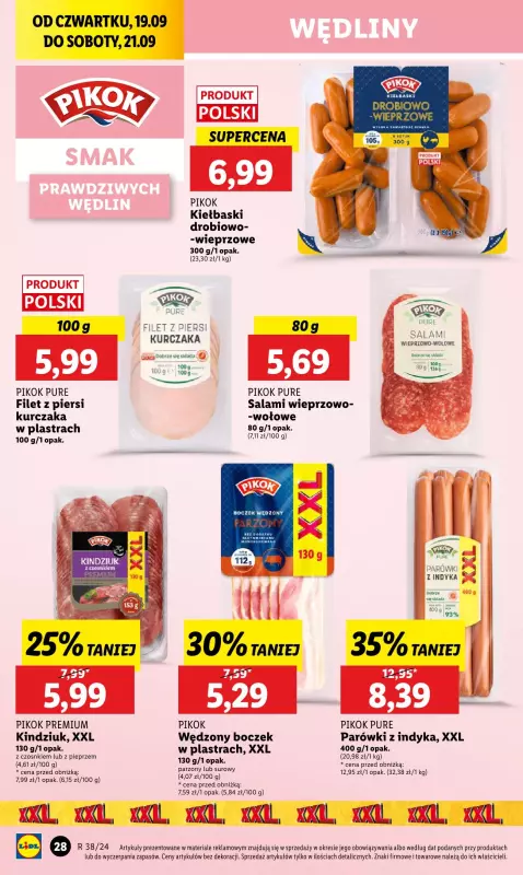 Lidl - gazetka promocyjna Oferta od czwartku od czwartku 19.09 do soboty 21.09 - strona 30