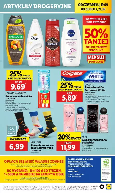 Lidl - gazetka promocyjna Oferta od czwartku od czwartku 19.09 do soboty 21.09 - strona 47