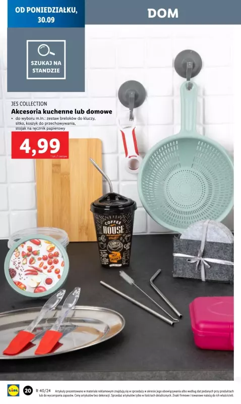 Lidl - gazetka promocyjna Katalog od poniedziałku 30.09 do soboty 05.10 - strona 22