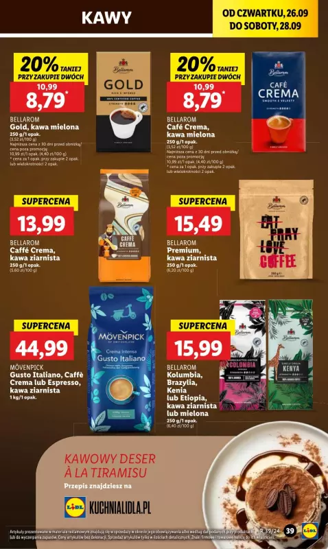 Lidl - gazetka promocyjna Oferta od czwartku od czwartku 26.09 do soboty 28.09 - strona 45