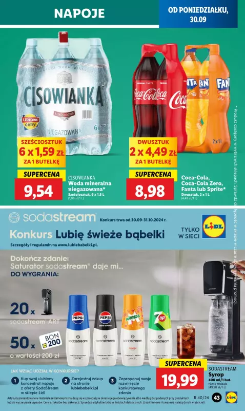 Lidl - gazetka promocyjna Oferta od poniedziałku od poniedziałku 30.09 do środy 02.10 - strona 49